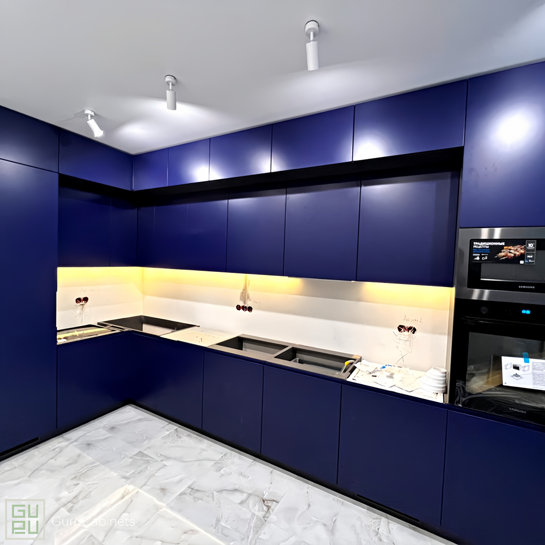 Navy + Marble